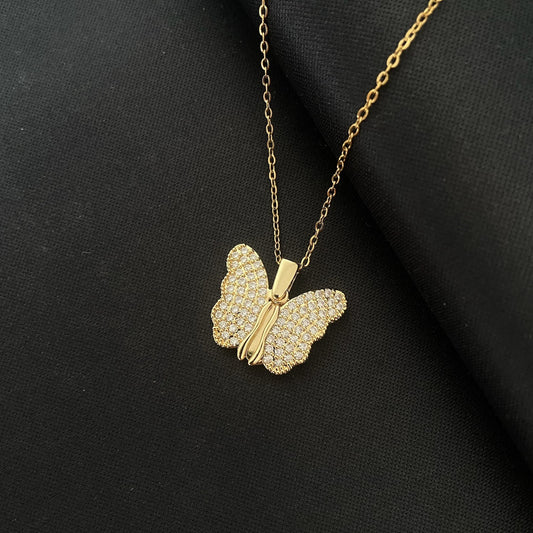 Collana Farfalla Titanio