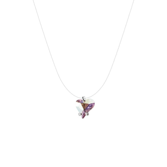 Collana cuore colorato da donna
