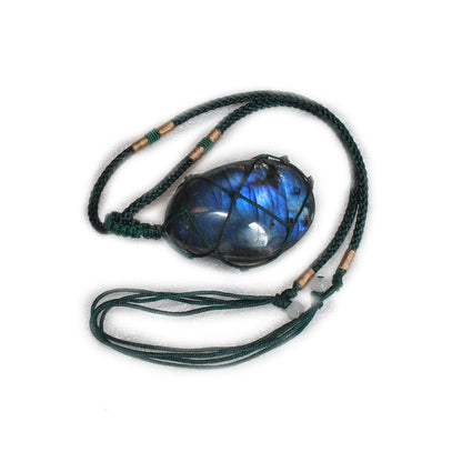 Collana pietra di luna a rete