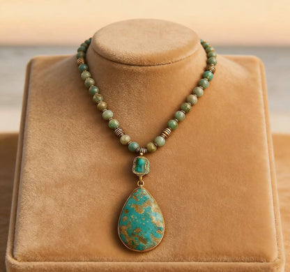 Collana vintage con perline