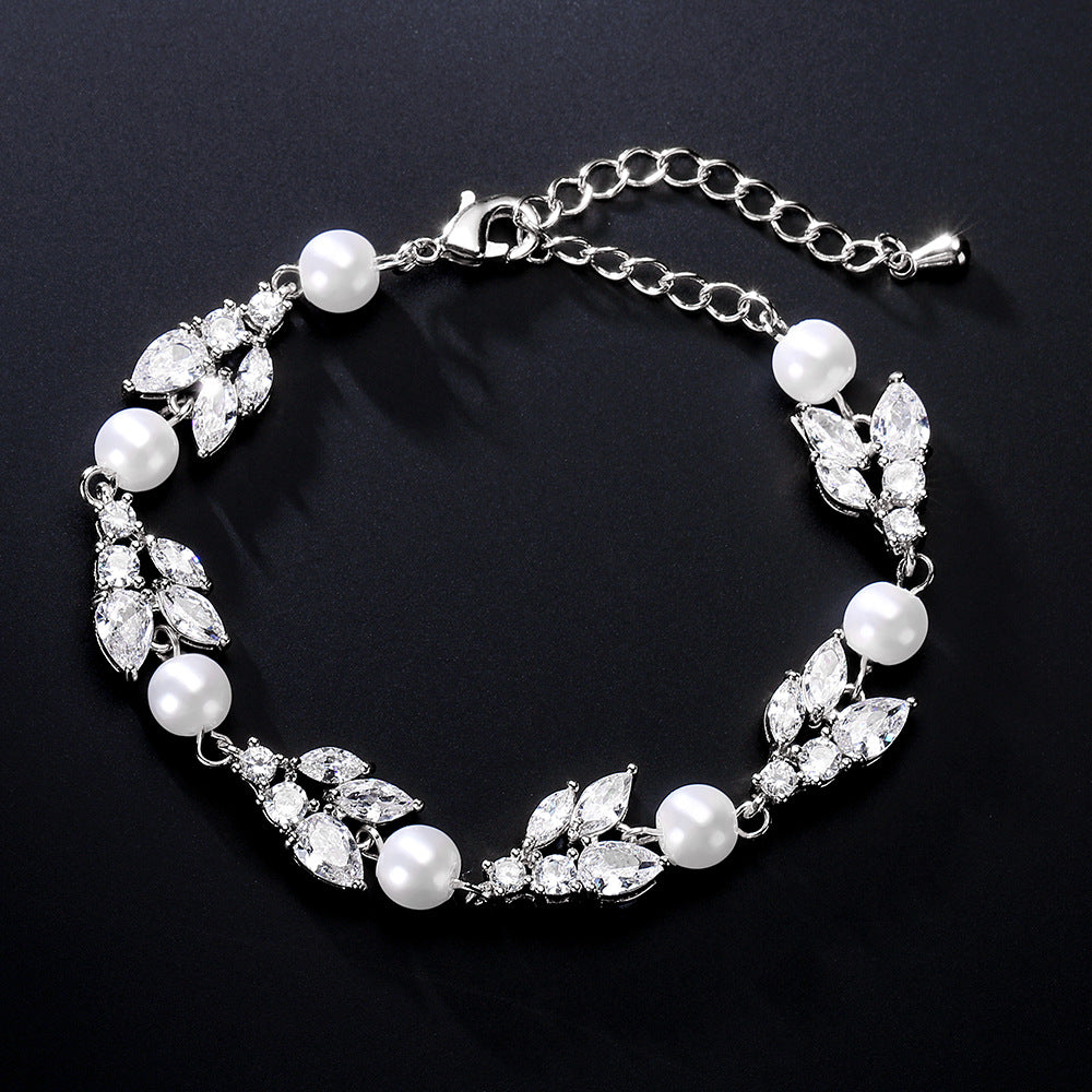Collana zirconi micro-incastonata