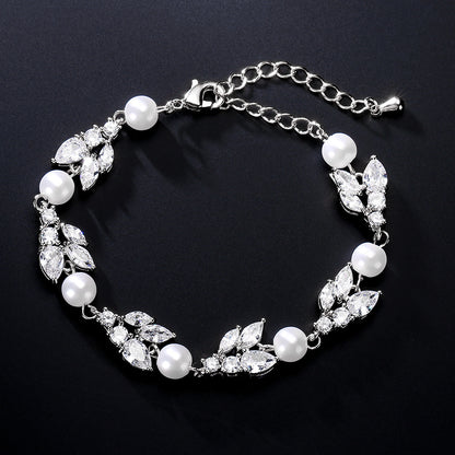 Collana zirconi micro-incastonata