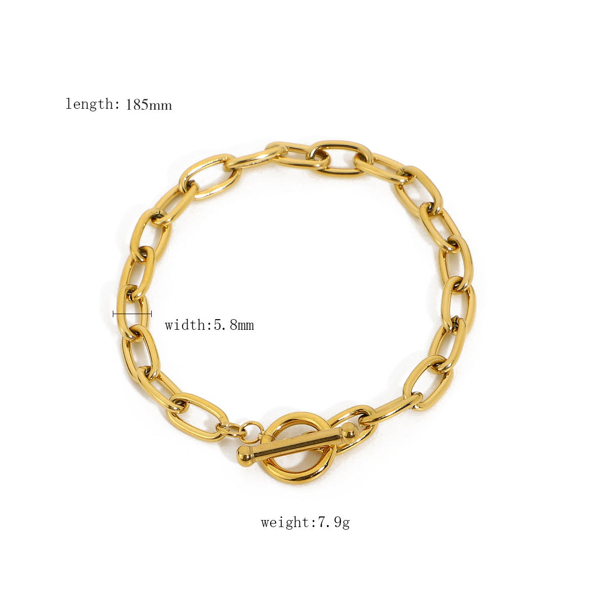 Bracciale acciaio zirconi occidentale