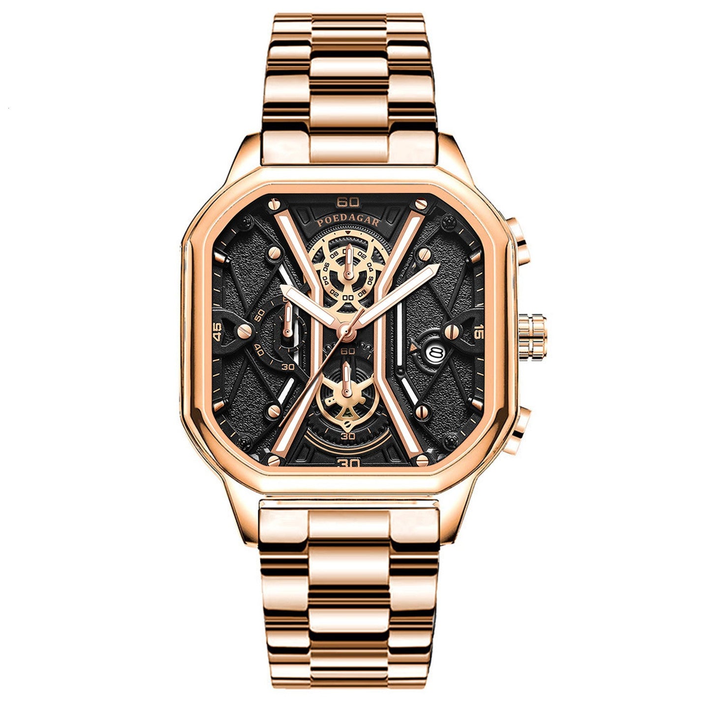 Orologio quarzo uomo luminescente