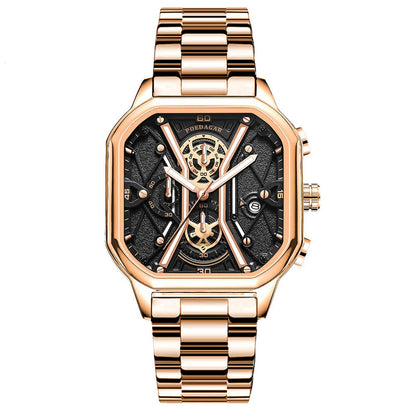 Orologio quarzo uomo luminescente