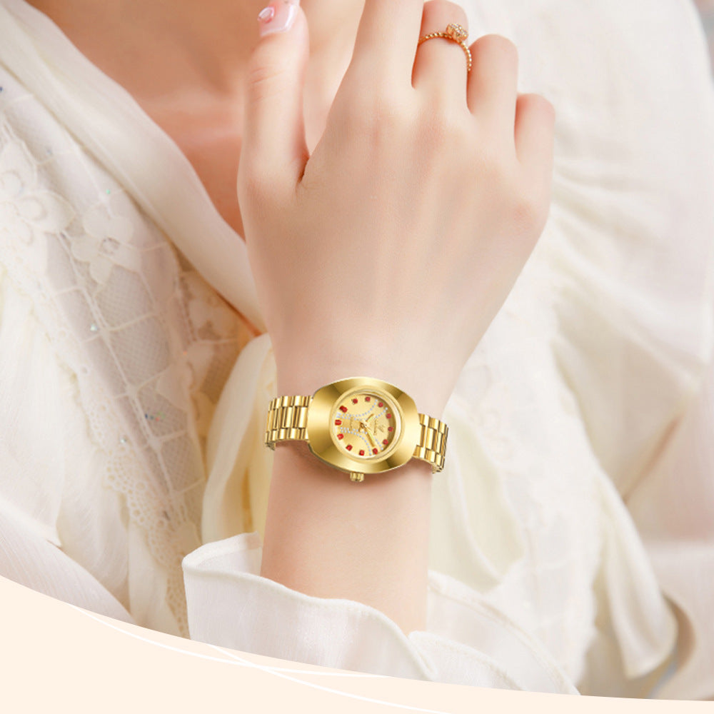 Orologio impermeabile oro