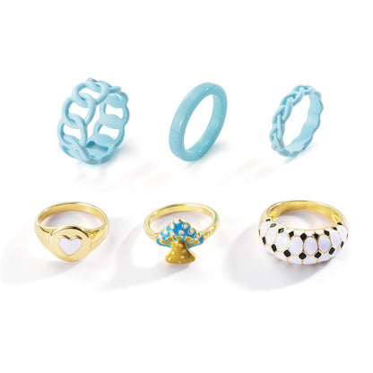 Set anelli resina