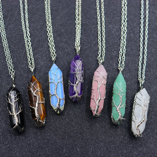 Collana albero della vita esagonale