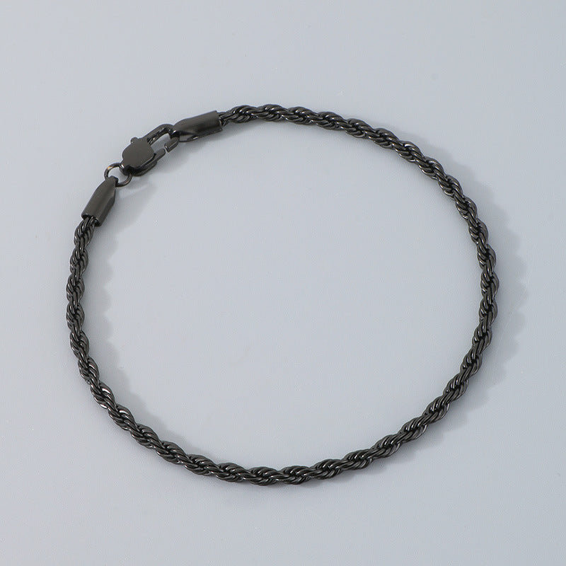 Bracciale catena intrecciata