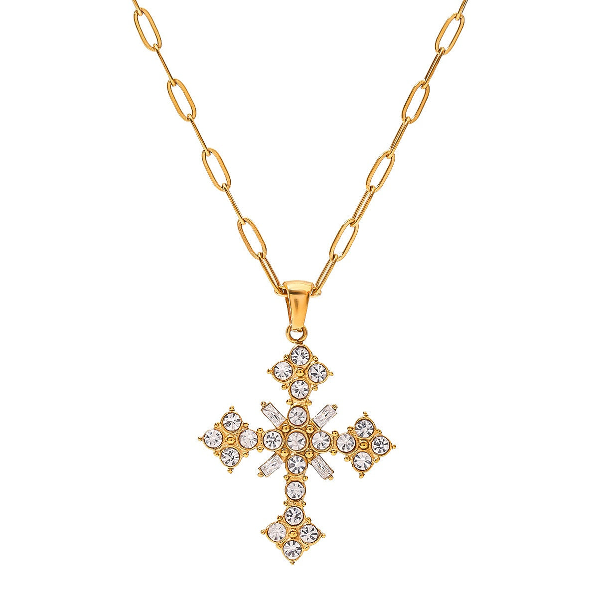 Collana barra titanio
