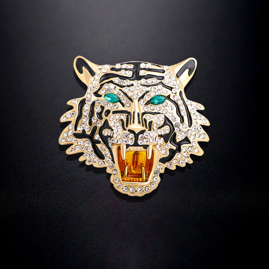 Spilla testa di tigre