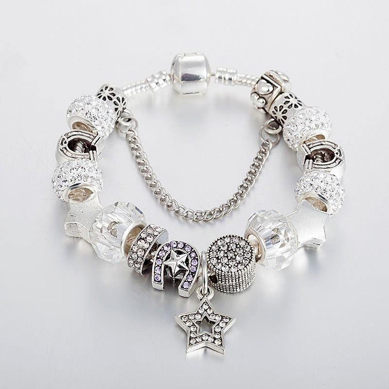 Bracciale stella con charm