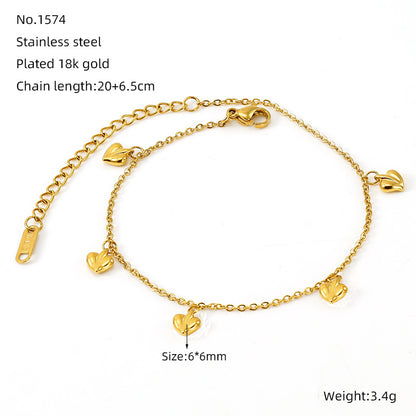 Bracciale con cuori