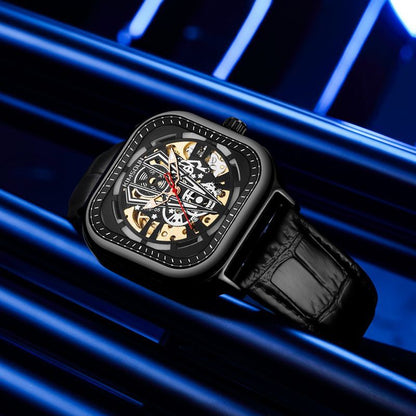 Orologio uomo scheletrato meccanico