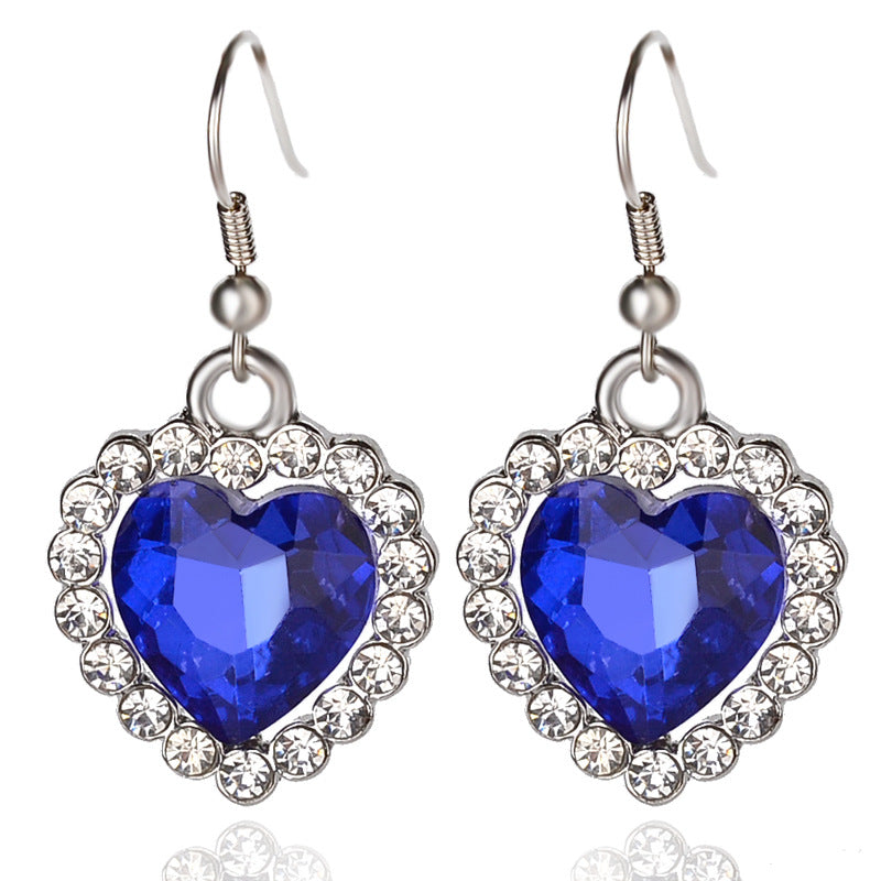 Set cristalli zircone blu