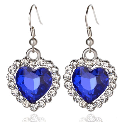 Set cristalli zircone blu