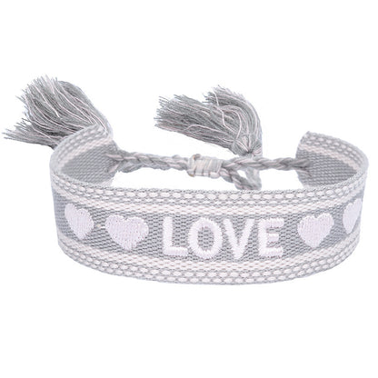 Bracciale coppia con ricamo