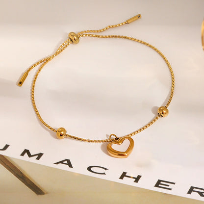 Bracciale conchiglia cuore