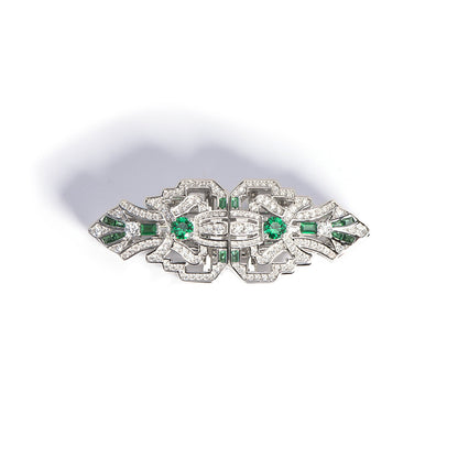 Spilla spinello verde