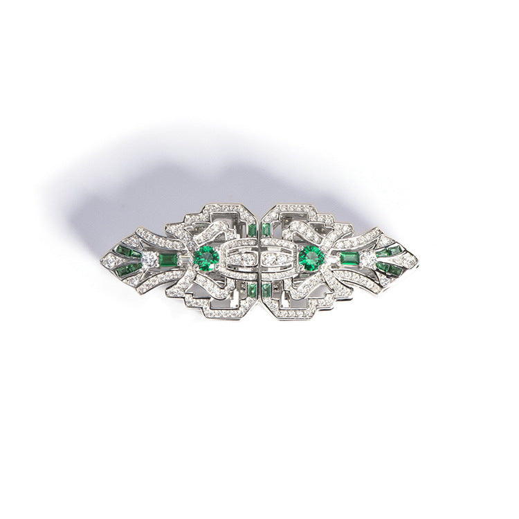 Spilla spinello verde