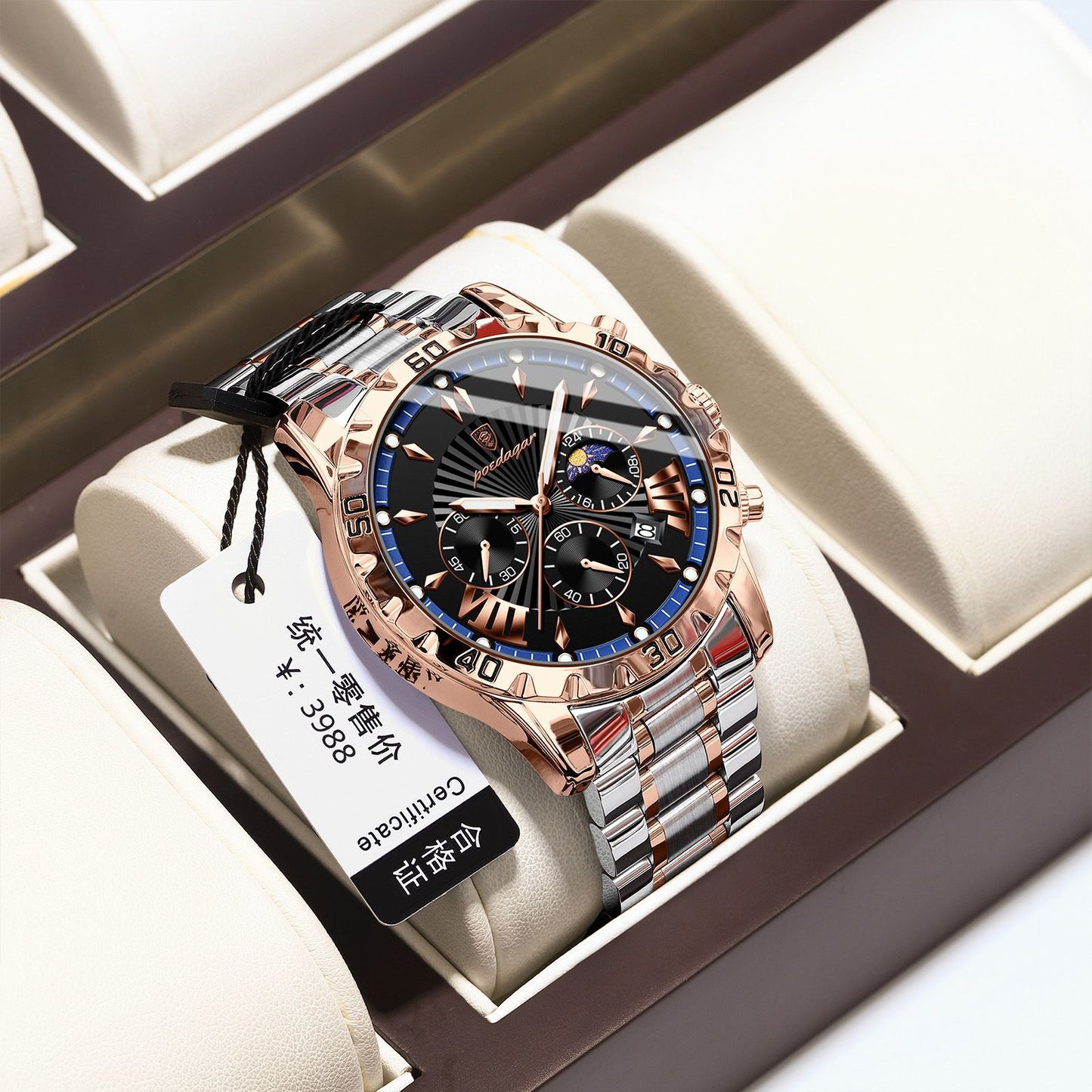 Orologio luminoso multifunzione al quarzo