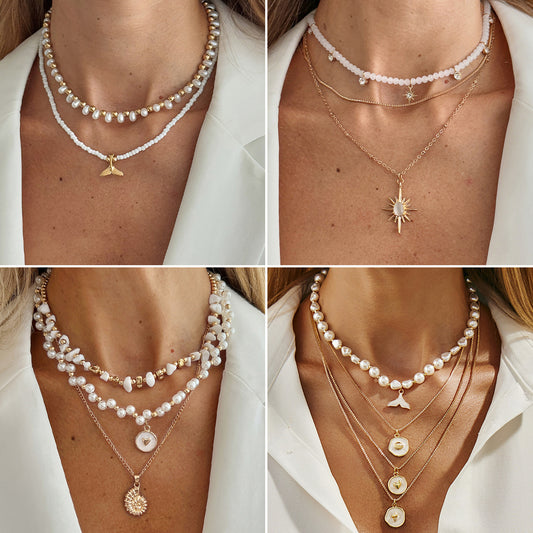 Collana Perla Barocca Coda di Pesce