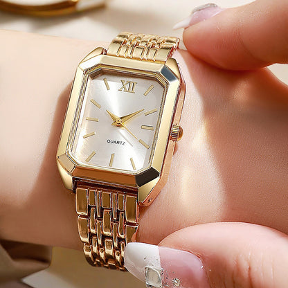 Orologio quadrato al quarzo da donna