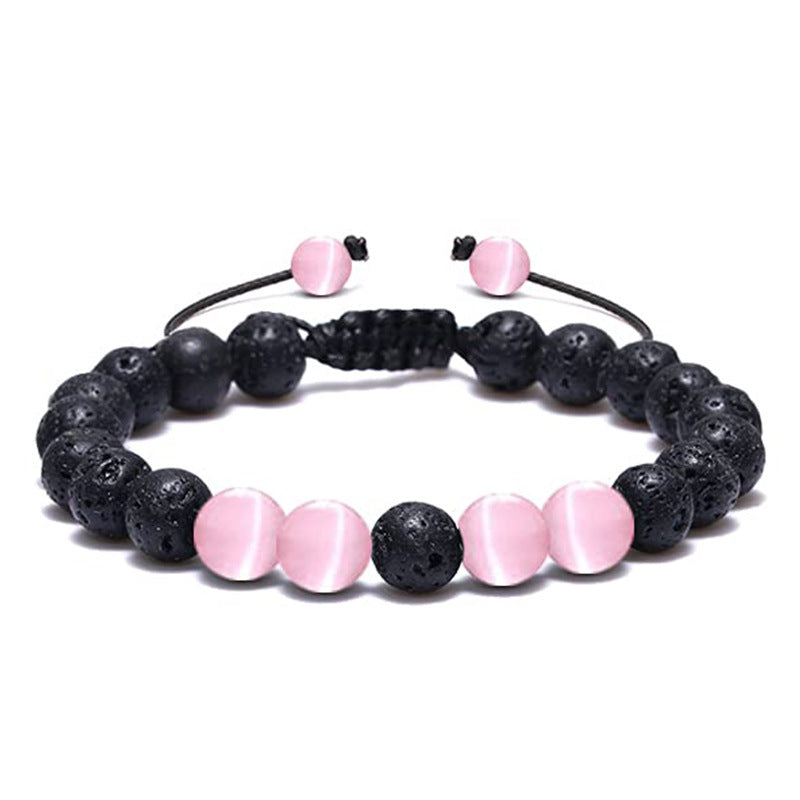 Bracciale occhio di gatto colorato
