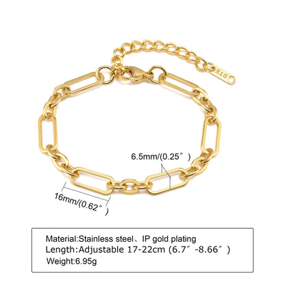 Bracciale Acciaio Dorato