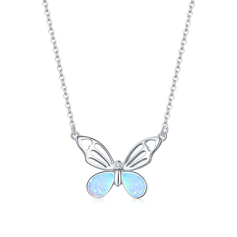 Collana farfalla argento metamorfosi