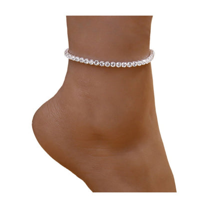 Cavigliera strass semplice