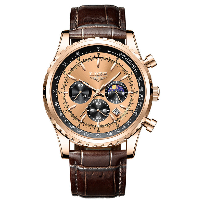 Orologio sportivo multifunzione cronografo impermeabile