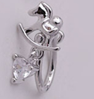 Anello farfalla goccia da donna