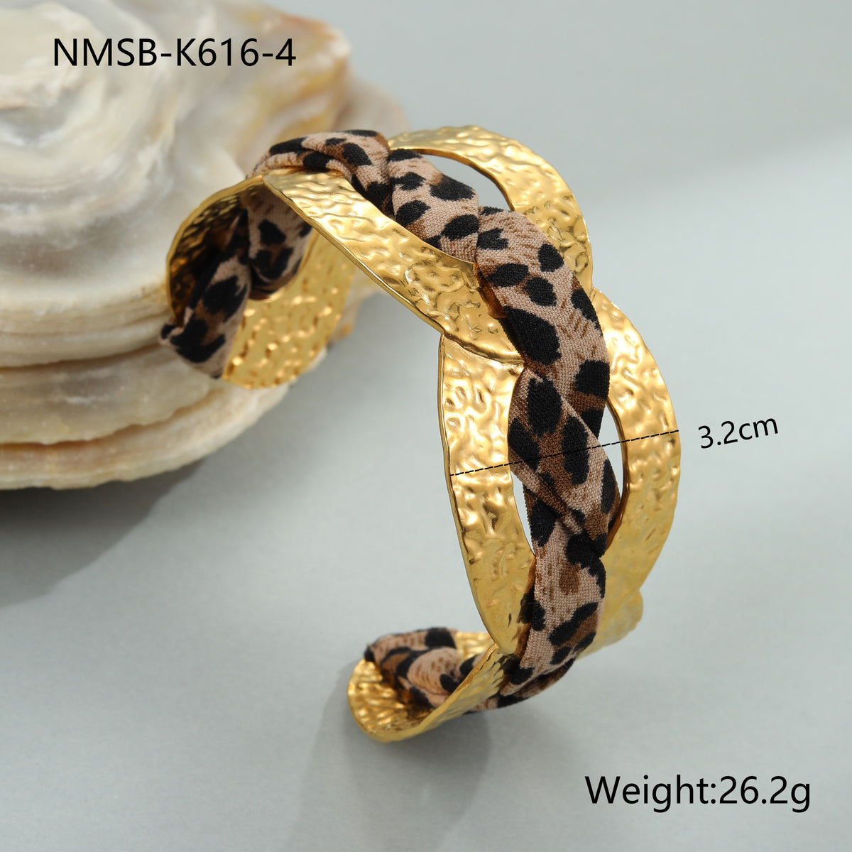 Braccialetto Leopardato Oro
