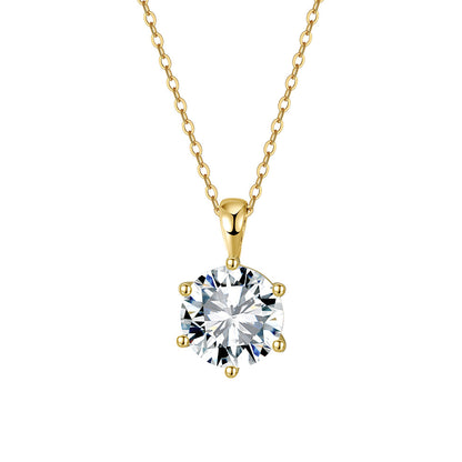 Collana moissanite sei artigli