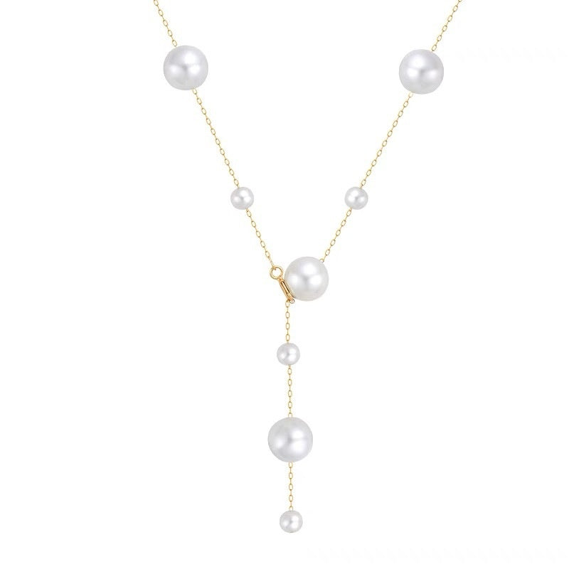 Collana perle clavicola