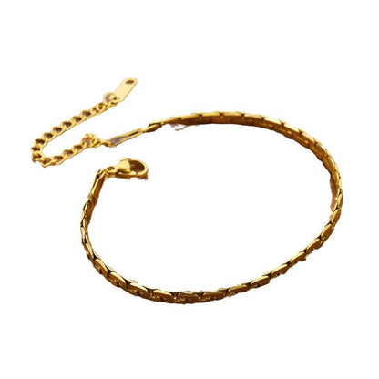 Bracciale cubana titanio