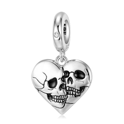 Collana teschio argento 925