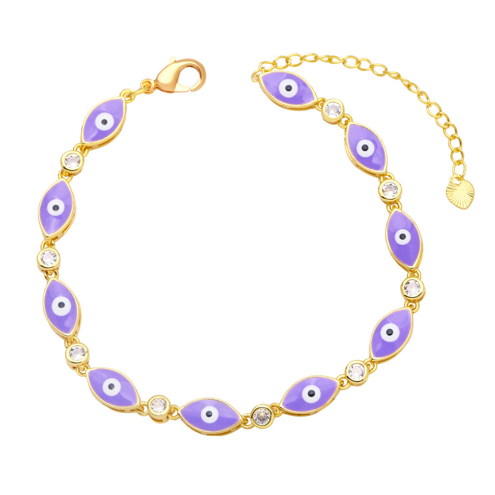 Bracciale occhio bohemien