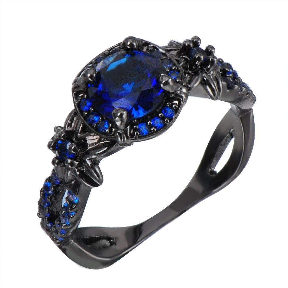 Anello opale con diamante