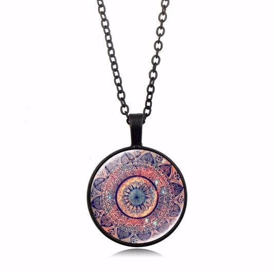 Collana mandala fiori