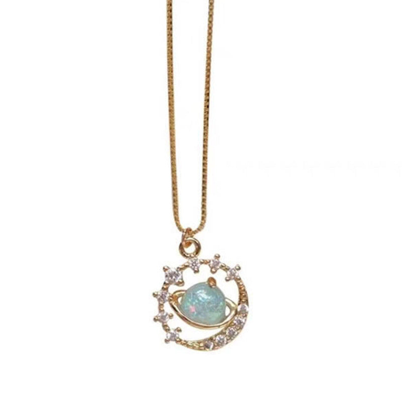 Collana opale pianeta artificiale