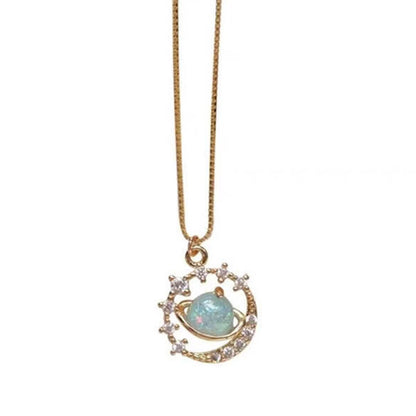 Collana opale pianeta artificiale