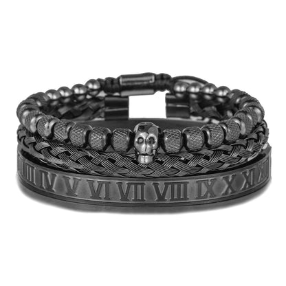Bracciale scheletro intrecciato