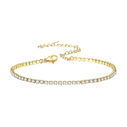 Cavigliera strass semplice