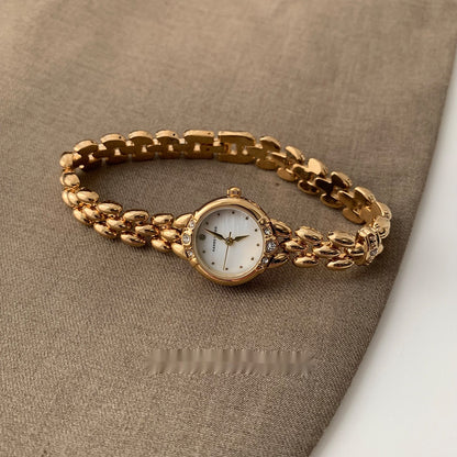 Orologio quarzo retrò strass