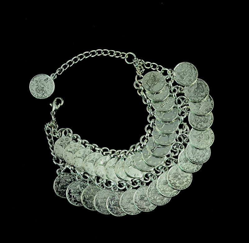 Bracciale moneta nappina