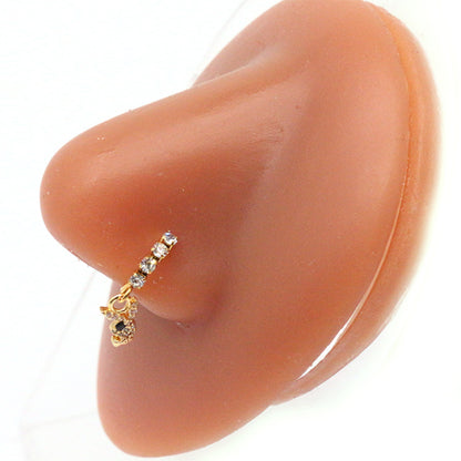 Piercing setto farfalla zirconi