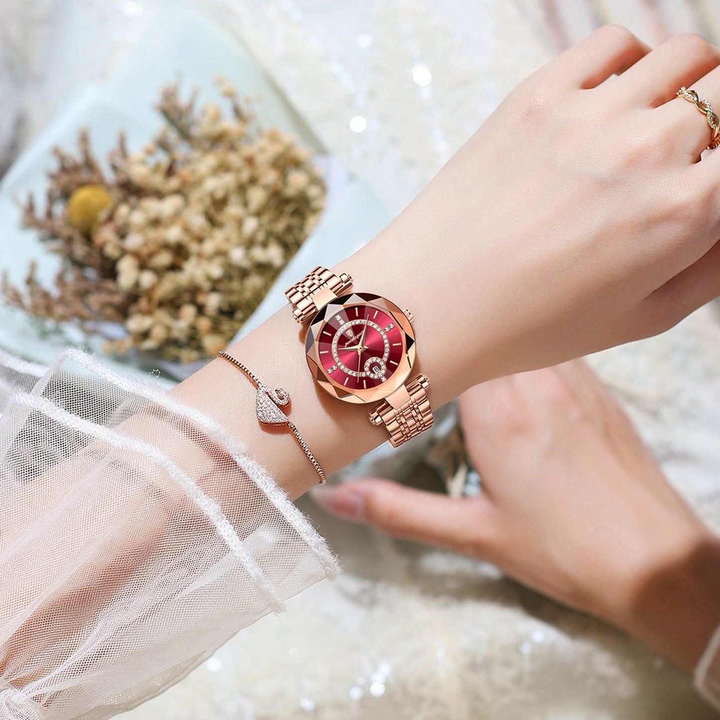 Orologio quarzo impermeabile ultra sottile da donna