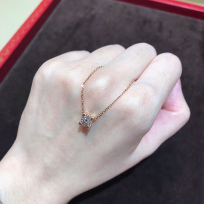 Collana solitario diamante